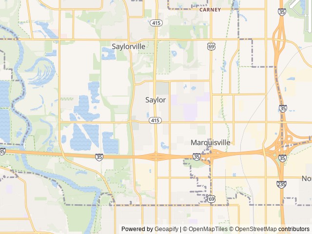 Map for 04 Winnebago Journey (A great rolling vacation) near Des Moines, IA
