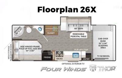 2024 Thor Four Winds 26X | Modern RV | Delivery