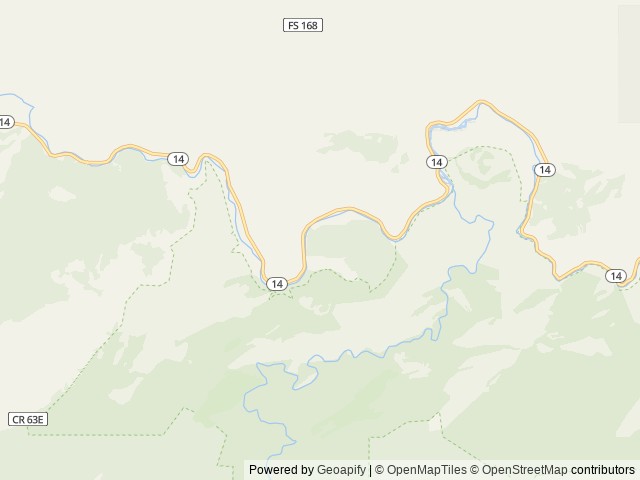 Map of Mountain Park location at Morrison, CO, United States