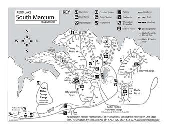 South Marcum Campground Map