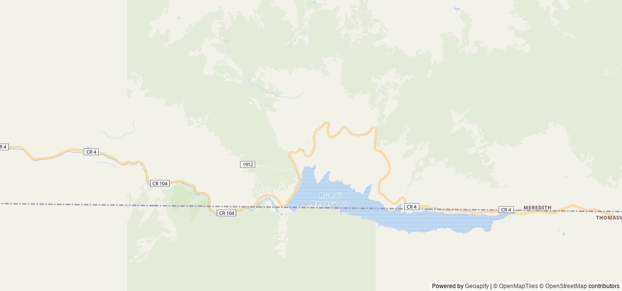 Map of Little Mattie Campground location at Carbondale, CO, United States