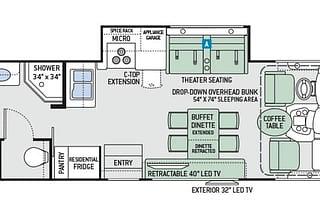 2017 Thor Motor Coach Miramar 34.4