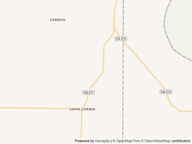 Map of All Is Well Resort location at St Jo, TX, United States