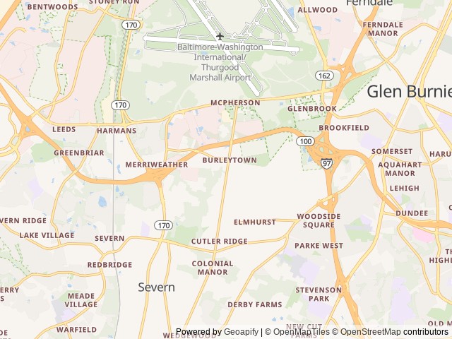 Map for 2016 Winnebago Era 70A near Severn, PA