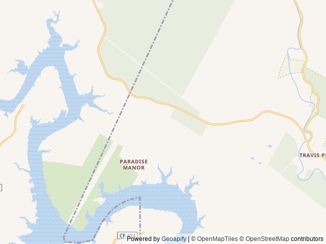 Map of On The Rocks Glamping Resort location at Marble Falls, TX, United States