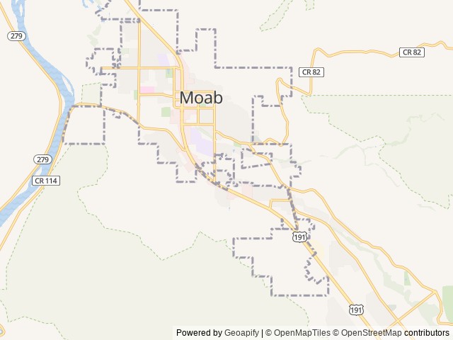 Map for Moab Adventurer -( Delivery Only) near Moab, UT