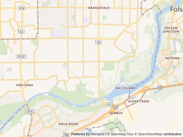 Map for Daniel 's Super Light Avenger -No Burning Man near Fair Oaks, CA