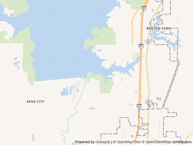 Map of Spillway Group Area location at Benton, IL, United States