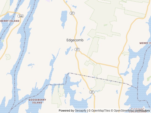 Map for 2025 Keystone RV Passport 3300BK near Edgecomb, MA