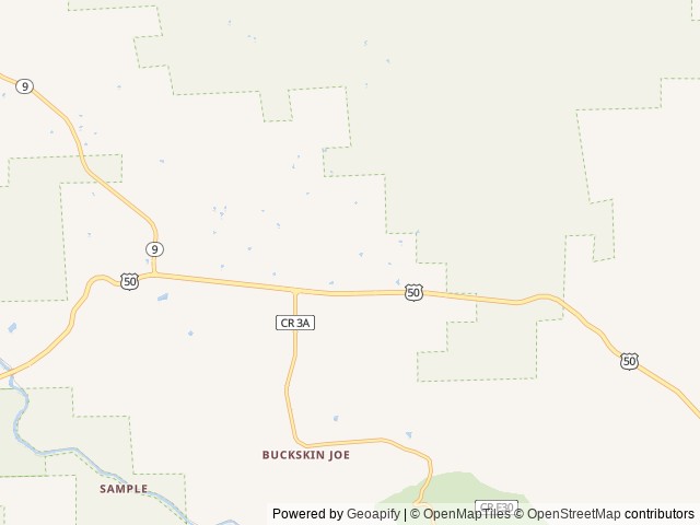 Map of Royal Gorge Cabins location at Canon City, CO, United States