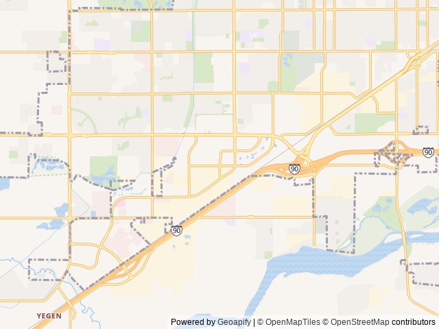 Map for Montana Modern RV near Billings, MT
