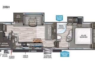 2020 Reflection 28BH RV rental photo 2