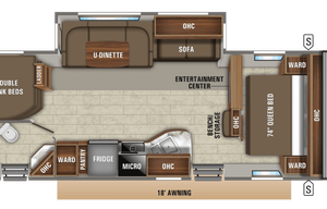 S'more the Merrier' Family Bunkhouse Camper