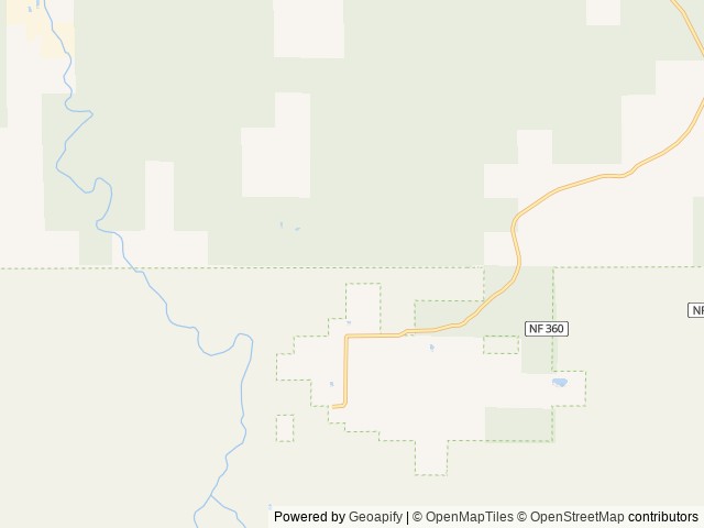 Map of Louella Cabin location at Sequim, WA, United States