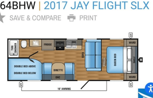 2017 Jayco Jay Flight SLX 264BHW