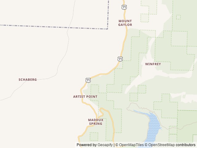 Map of The Black Apple RV Retreat location at Mountainburg, AR, United States