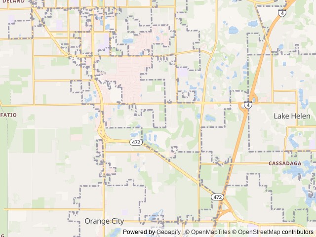 Map for 2020 Grand Design Imagine 2800BH near DeLand, FL