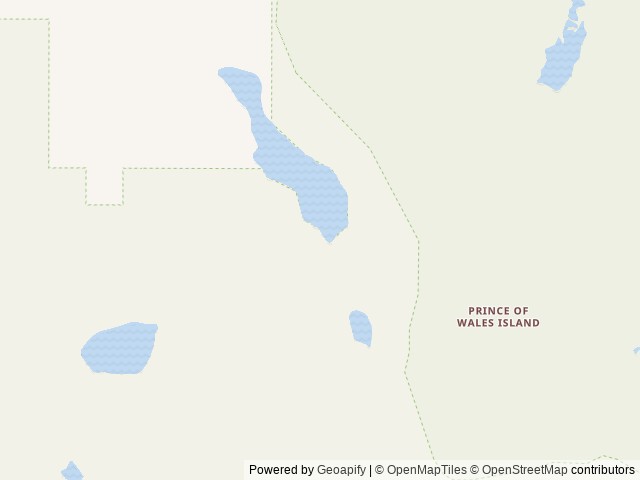 Map of Black Bear Lake Cabin (Tongass National Forest, AK) location at Craig, AK, United States