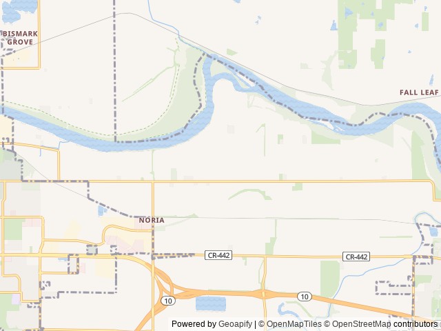 Map for E&L's Furry Friendly Camper near Lawrence, MO