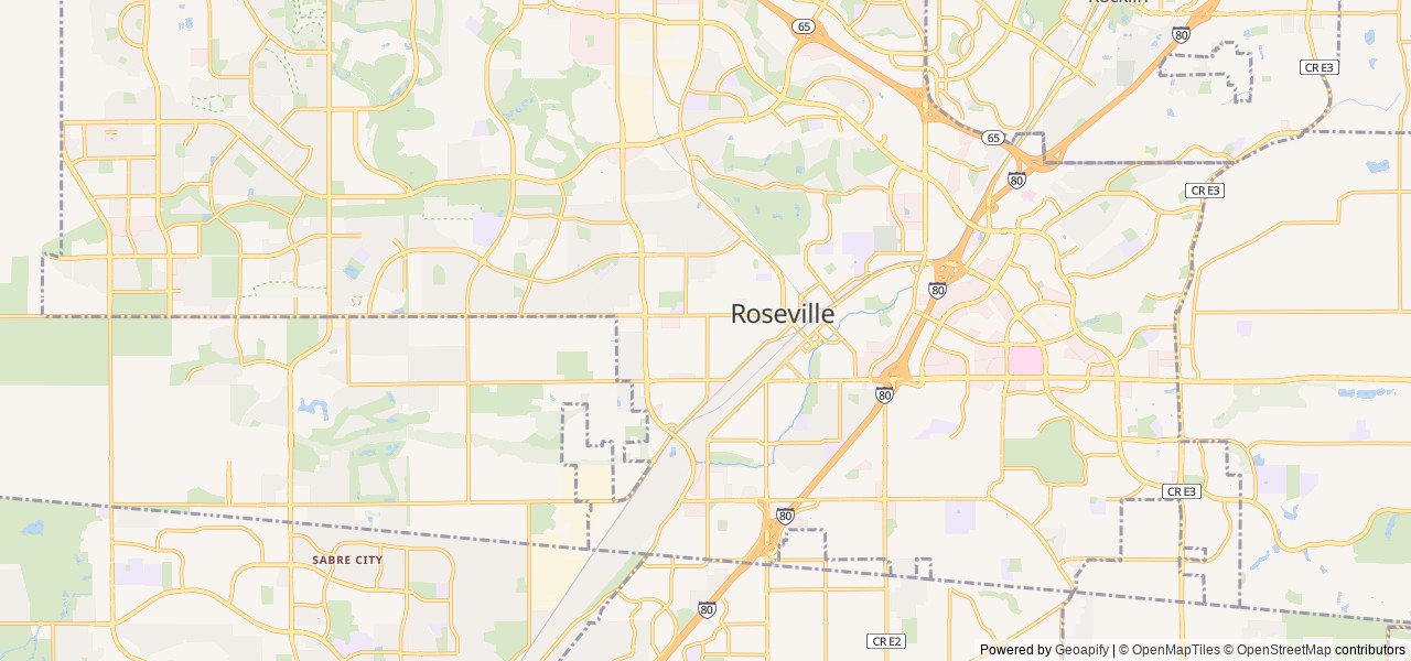 Map for 2002 Winnebago Vista 26P near Roseville, CA