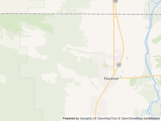 Map for 2022 Winnebago Revel 44E near Florence, MT
