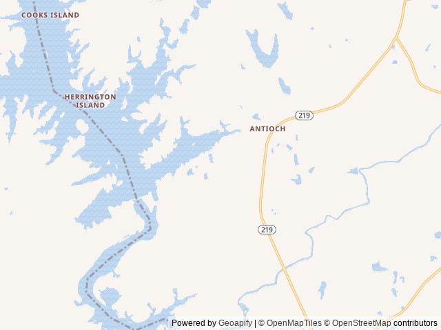 Map for 2016 Keystone RV Hideout 27DBS KID/PET Friendly near Harris County, AL