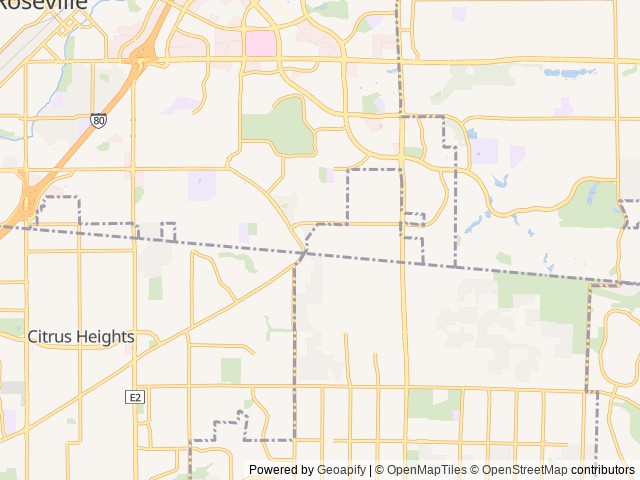 Map for Bunkhouse travel trailer near Roseville, CA
