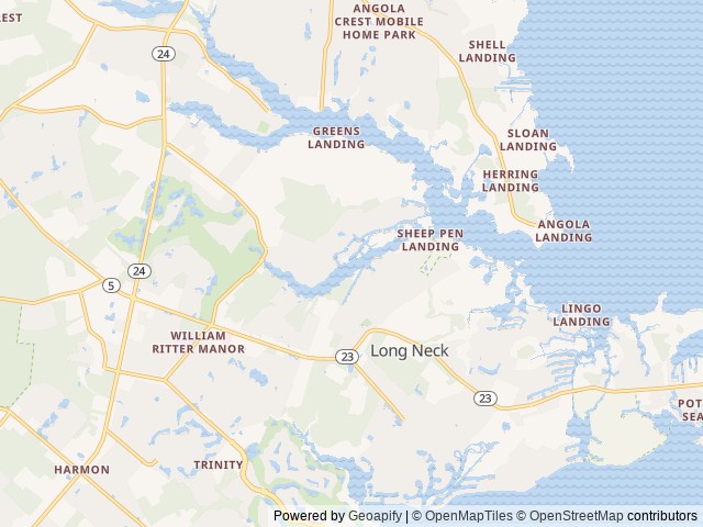 Map of Sun Retreats Rehoboth Bay location at Millsboro, DE, United States