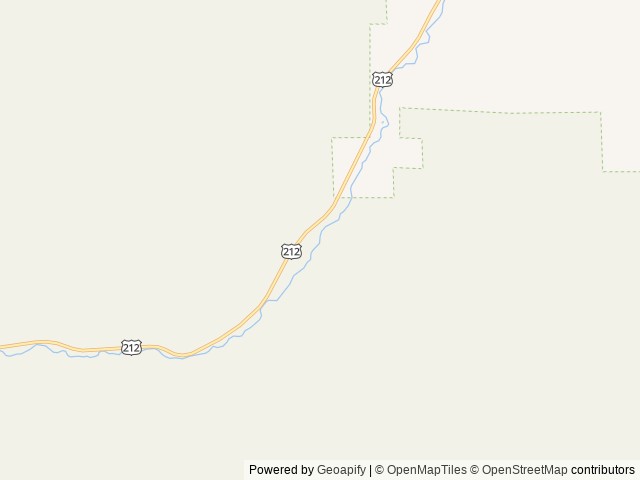 Map of Sheridan location at Red Lodge, MT, United States