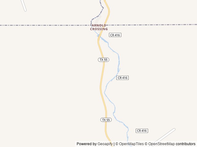 Map of Nueces River RV & Cabin Resort location at Camp Wood, TX, United States