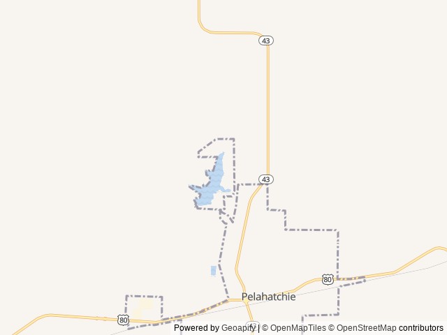 Map of Yogi Bear's Jellystone Park™ Camp-Resort: Pelahatchie location at Pelahatchie, MS, United States