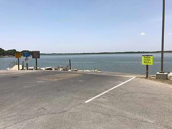 Boat ramp in Midway Park