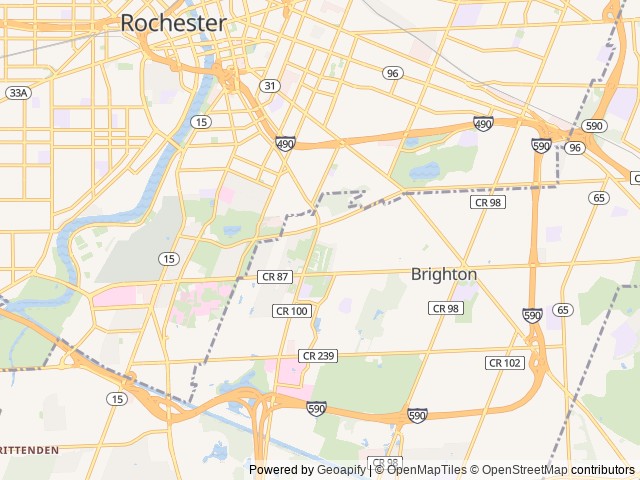 Map for 2019 Dutchmen RV Coleman Light LX 2125BH near Brighton, NY