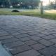 Closeup of bricks in RV ground