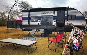 2021 Tow Hauler Wolf Pup ! Patio Gate, Solar Panel