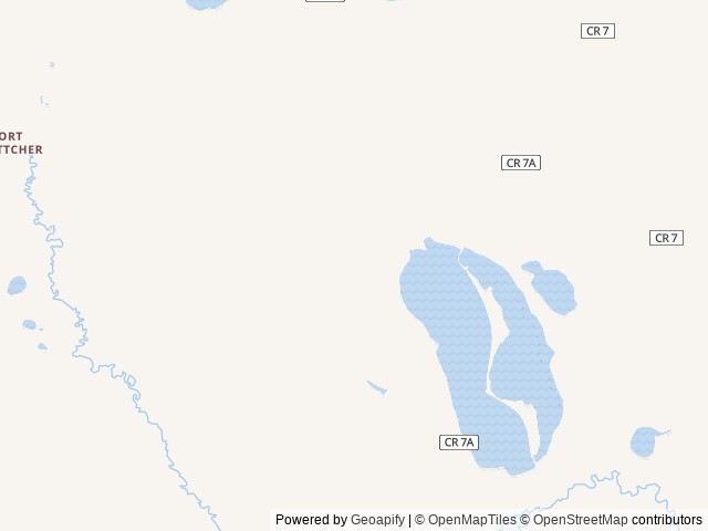 Map of Lake John Resort location at Walden, CO, United States