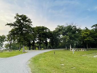 A photo of facility BURNS RUN WEST with Picnic Table, Shade