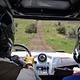 View of trail at Juniper Dunes OHV from inside side-by-side.
