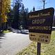 Black Bear Group Campground: entrance sign