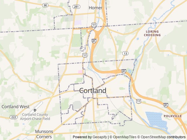 Map of Just Loafin RV Park & Campground location at Samson, AL, United States