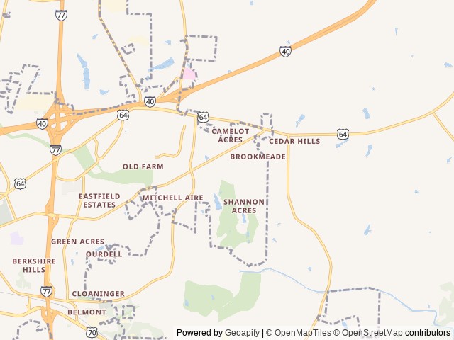 Map for 2022 Thor w/ Bunk Beds near Statesville, NC