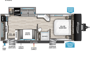 '23 Grand Design Imagine 23LDE - Luxe RV Adventure