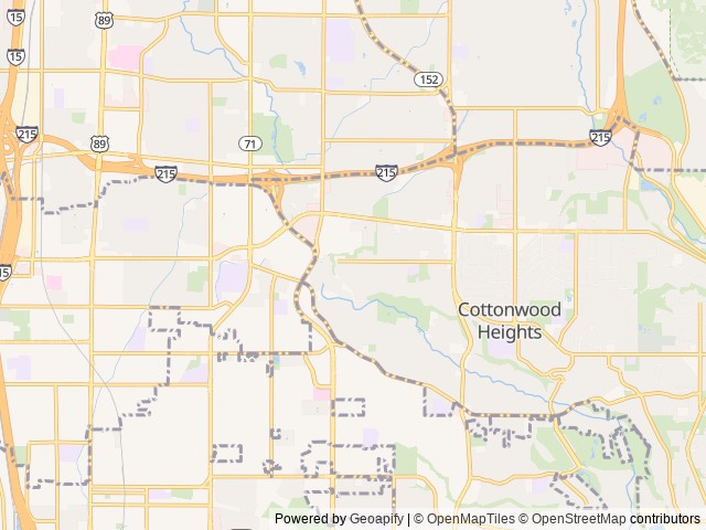 Map for 2020 Grand Design Transcend Xplor 265BH near Cottonwood Heights, UT