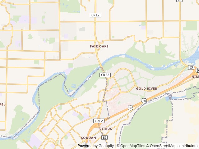 Map for 2026 Winnebago Minnie Winnie 31H near Rancho Cordova, CA