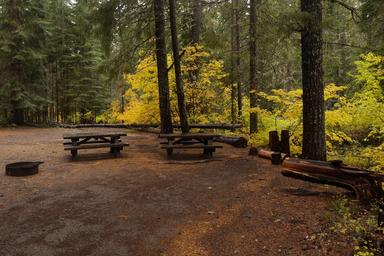 Peterson Prairie Campground in fall