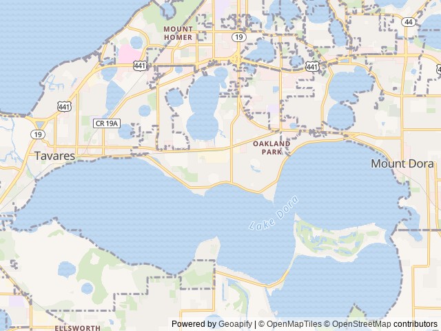 Map for 2019 Cruiser RV Shadow Cruiser 225RBS TAFL2835 near Tavares, FL