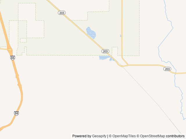 Map of Grande Hot Springs RV Resort location at La Grande, OR, United States