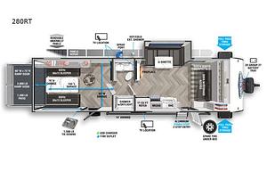 2020 Forest River RV Salem FSX 280RT