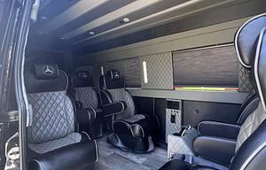 Luxury Mercedes-Benz Sprinter Party Bus/Limo with WiFi, TVs, and Big Sound