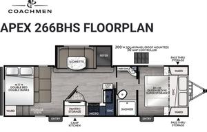 2025 Coachmen RV Apex Ultra-Lite 266BHS - "Trey"